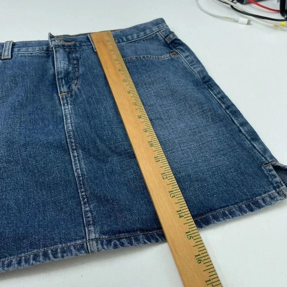 Guess Vintage jean skirt Mini Womens 28 blue 0185 - Picture 7 of 8